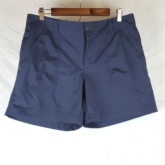 Columbia Omni-Shield Advanced Repellency Navy Blue 6 Inch Shorts - Picture 1 of 5